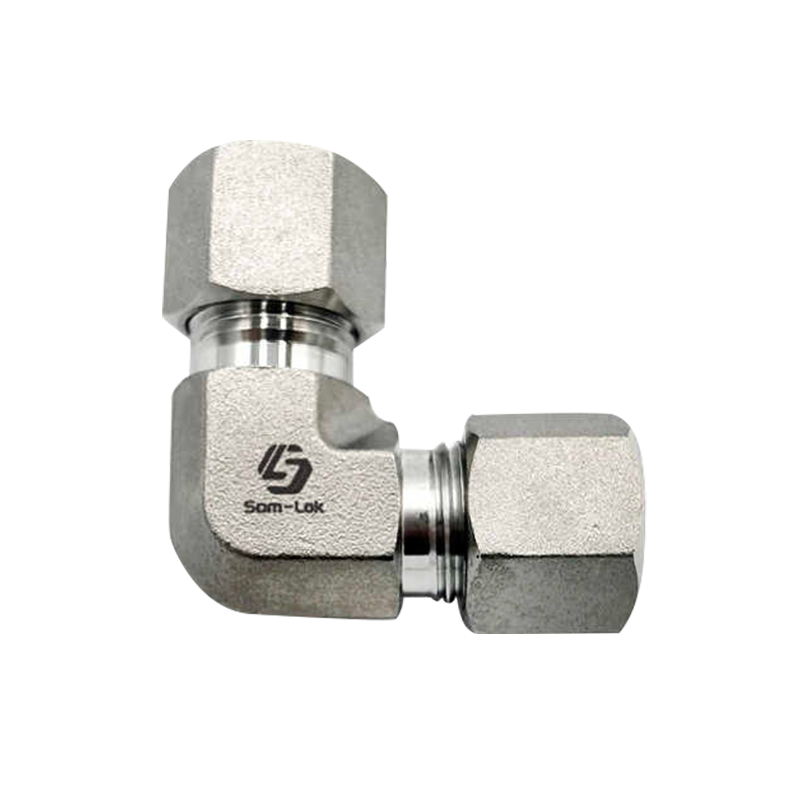 Raccord union coudé hydraulique en acier inoxydable