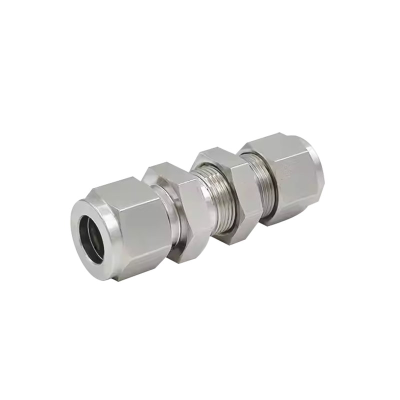 Raccords union de cloison en acier inoxydable